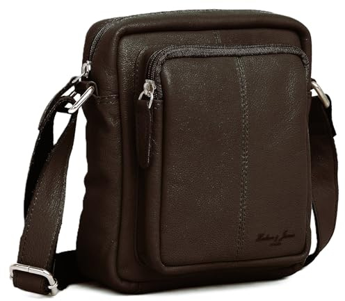 Hudson & James Designer Genuine Real Nappa Leather Handmade Women Ladies Travel Satchel Everyday Crossover Cross body Work Shoulder Handbag Bag