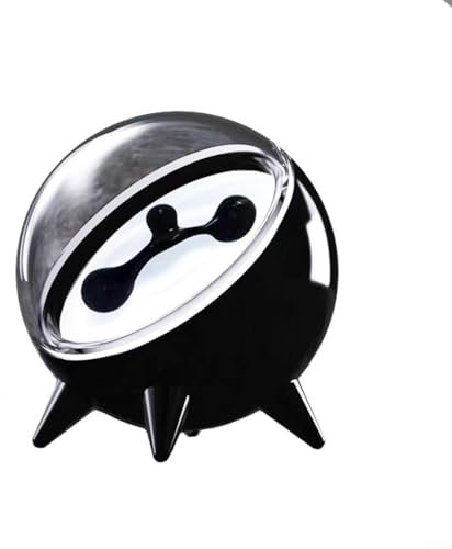 BlissfulAbode Ferrofluid Rhythmus-Lampe, Sound-Visualizer, Desktop-Musik-Synchronisationsleuchte, magnetische Flüssigkeitsdekoration für Zuhause, Büro, Party (schwarz)