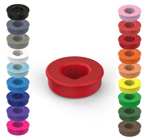 Generisch Dummy-Pod für Air-Up Flasche - Duft-Pod Aroma Blind Pod – Der geschmacksneutrale Pod für Deine Duft-Pod Flasche (Rot)