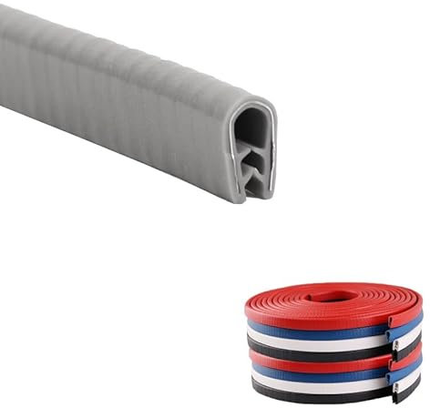 Autotür Kantenschutz 300cm Kantenschutz Für Bleche, U-Form Kantenschutz Gummi, Selbstklemmend Kantenband Für Die Meisten Autos(Gray,4-6mm)