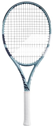 Babolat, Tennisschläger Modell Evo Drive Lite, Griffgröße 1, Blau, Leichter Graphitrahmen, Besaitungsplan 16x19, für Fortgeschrittene bis Geübte Spieler, Geeignet für Junioren in der Übergangsphase