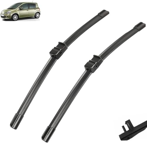 PANXUC Auto Scheibenwischer für Renault Modus Grand Modus 2005-2013, Windschutzscheibe Scheibenwischerblätter Wischerblätter Wischblatt Satz Ersatz Wischerarm