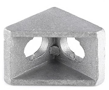 Oumefar Robuste Eckwinkel aus Aluminiumlegierung für Türen, Fenster, Möbel, 10 Stück, 20 X 20 Mm, für Heimwerkerprojekte