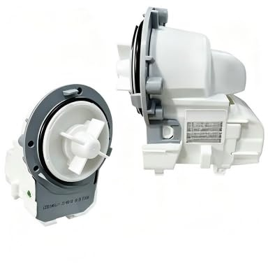 Dräneringspump tvättmaskin motor reservdel kompatibel med Samsung DC31-00181E S3032, reservpump för tvättmaskiner