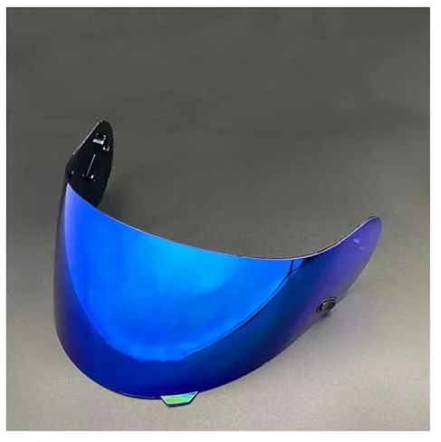 Motorrad Windschutzscheibe Windabweiser Für HJ-09 CL-16 CL-17 CL-ST CL-SP CS-R1 CS-R2 CS-15 FG-15 FS-15 TR-1, Motorrad Helm Visier Integralhelme Objektiv(Tea Blue)