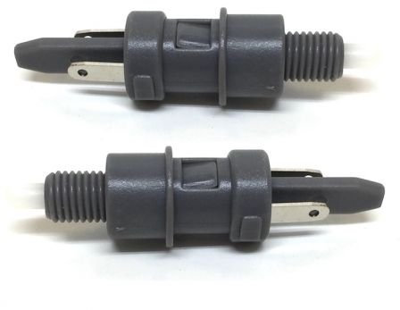 2x Bremslichtschalter PVC – Bremslichtkontakt passend für MBK Nitro 50, Yamaha Aerox | M6-Gewinde, 43 mm Länge