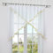 HongYa Kräuselband Kuvertstore Transparenter Voile Gardine mit Satinbänder H/B 100/300 cm Sand