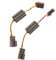 AUTO-STYLE Dynamische Blinker-Module für LED-Heckleuchten kompatibel mit Volkswagen Golf VII HB 3/5-türig 2012-2017, Schwarz
