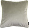 McAlister Textiles Matter Samt | Kissenbezug für Sofakissen in Beige | 50 x 50cm | erhältlich in 25 Farben | griffester Samt edel paspeliert | Kissenhülle für Samtkissen