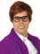 shoperama Schiefe gelbe Austin Powers Nerd Zähne mit Belag Kostüm-Zubehör falsches Gebiss Streber