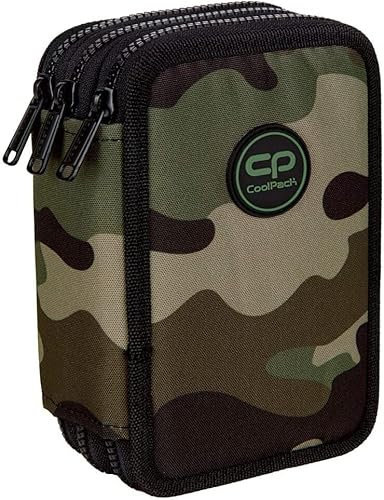 Goldkids COOLPACK XXL Federtasche Federmappe Federmäppchen 44-teilig gefüllte Schüleretui 3-stöckig 20 x 13,5 x 7 cm Jungen Mädchen