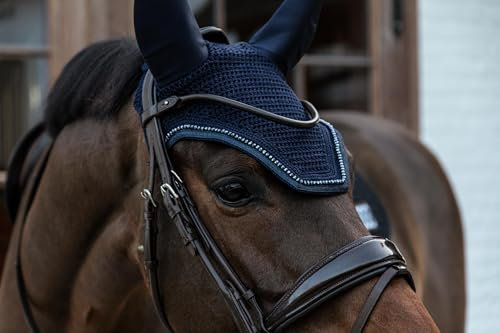 Kentucky - Fliegenhaube Wellington Glitter soundless dunkelblau
