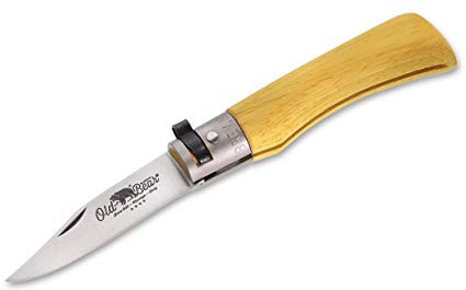 Old Bear Unisex – Erwachsene Full Color XS Yellow Taschenmesser, Gelb, 15