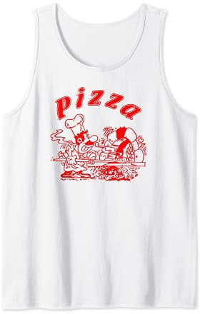 Pizza Liebe Pizzaschachtel Italiano Italien Fun Karton Pizza Tank Top