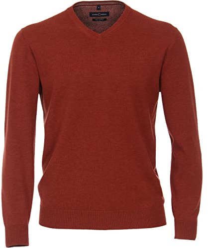 CASAMODA Pullover Uni Dunkelorange 6XL
