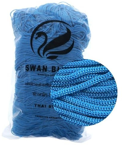 cordini swan black, 500g e assortimento accessori per borse (Turchese - 04)