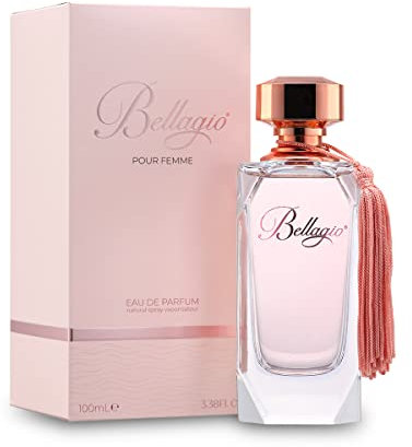 DIAMOND INTERNATIONAL BELLAGIO | Pour Femme Eau de Parfum - Profumo Donna con una Fragranza Fruttata, Agrumata e Muschiata, Made in Italy, 100 ml