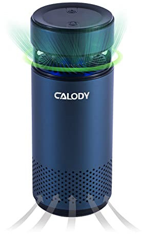 CALODY Car Air Purifier, Updated Mini Air Purifier Battery Powered, Air Purifiers for Bedroom Home with H13 True HEPA Filter for Allergies, HEPA Air Purifier for Car Traveling Bedroom Office