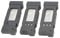 Focket Batterie de Drone RC, Batterie de Rechange Professionnelle 3pcs 3.7V Lithium Drone Lipo avec Câble de Charge 3 en 1, Batterie de Drone Quadrirotor RC pour Avion E58 L800 JY019 RC (600mah)