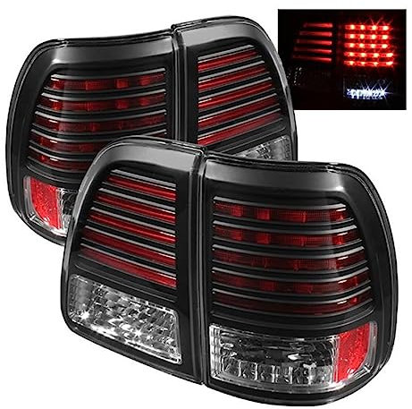 QLASIC Reflektor Rückleuchten Blinker Lampen,Stoßfänger L Für Toy&OTA Land Cruiser LC100 L&EX&US lx470 1998-07 Auto Styling Bremsfahrscheinwerfer Blinker Led Rücklicht