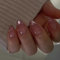 French False Nails - 24 Pcs Full Cover False Nails Nude Cat Eye Almond Stick on Nails - Nude Tips Press on Nails - Fake Nails Stick on Nails for Women and Girls Nail Art