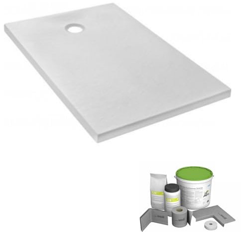 Pack receveur de douche 120 x 90 JACOB DELAFON Ipso rectangle blanc + Kit d'étanchéité WEDI