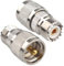 Futheda 2PCS UHF Male to Female Coax Connector PL259 to SO239 Straight Adapter RF Coaxial Cable Connectors Compatible with Wi-Fi FPV Antenna Ham Radio Phone Signal Booster Walkie-talkie Broadcast