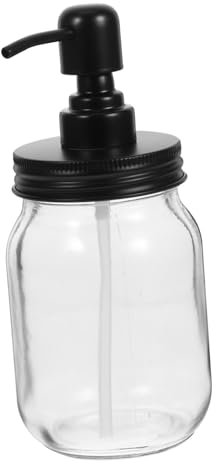 Alipis Badezimmer Seifenspender Glasflasche Mit Pumpe Für Shampoo Lotion Spülmittel Handseife Und Ätherische Öle Nachfüllbar
