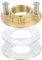 QUARKZMAN Écrou de Blocage Hexagonal à Filetage Femelle 3/4 Pouce (19mm) en Acier Inoxydable 304 avec Joint, Ensemble d'Outils de Fixation de Robinet à un Trou pour Cuisine, Lavabo