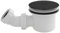 90mm Fast High Flow Matt Black Shower Tray Waste