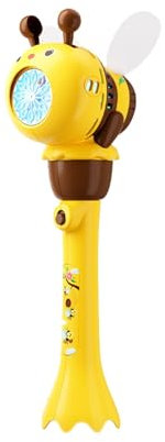 Kids 3 Years Old Girls Machine Shaped Automatic Blowing Toddler Machine With Light Toy Kids Leaf Blower That Blows Air (Yellow, 11.3X11X37.8CM)