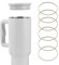 Linkidea Lot de 6 joints de rechange pour bouteille d'eau compatibles avec Simple Modern Trek Gobelet de 1200 ml, joint torique en silicone anti-fuite avec pince à épiler pour couvercle de bouteille
