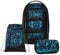 Satch Pack Schulrucksack Set 3tlg. inkl. Schlamperbox und Sportbeutel (Caleido Blue)