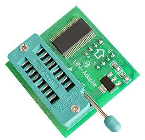 carotoe 1,8 V Adapter für Motherboard 1,8 V SPI SOP8 DIP8 W25 MX25 Verwendung auf Programmierern TL866CS TL866A EZP2010 EZP2013 EZP2019