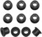 10 Stück Gummitüllen, Elektrische Leiterdichtung Ring Kabeldurchführung zum Schutz von Drähten und Kabeln ID Einbaudurchmesser ID 12 mm Einbaudurchmesser 17 mm