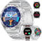 Reloj Inteligente Hombre con Llamada, 1.43 AMOLED Smartwatch Hombre con 3 Correas, 100+ Modos Deportivos, Pulsometro, SpO2, Monitor de Sueño, IP68 Smart Watch para iOS Android