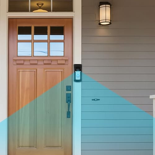 Doorbell Angle Mount, Adjustable Video Doorbell Mount with Angle Dial Practical Wall Mounting Bracket Kit for Home Office Apartment Door