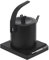 TONFEION Elektrischer Wasserkocher 1L Wasserkocher mit Sockel, Edelstahl/Warmhalten, Einstellbare Temperatur (45°-100°C), Kaffee& Tee Wasserkocher für Büros/Hotels/Wohnungen/Hausgebrauch (Schwarz)