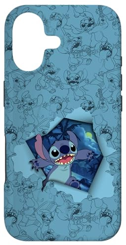 Hülle für iPhone 17 Disney Lilo & Stitch Tropical Breakout mit Engel