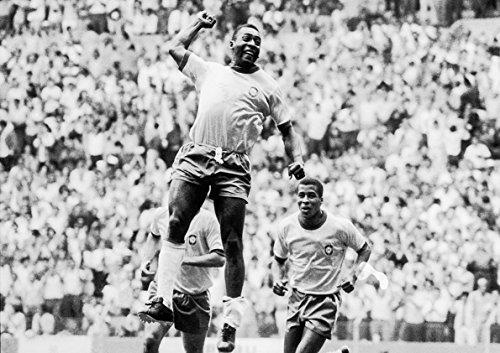 Poster Pele Brésil Legende Football Classic Sport Wall Art