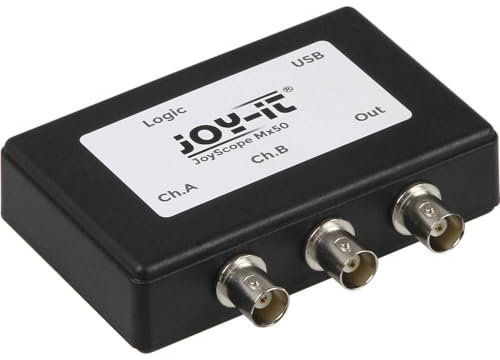 Joy-IT JT-ScopeMega50 USB-Oszilloskop 15MHz 2, 16-Kanal 8 Bit Digital-Speicher (DSO), Mixed-SI