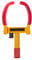Keraiz Heavy Duty Wheel Clamp For Car 61x30x8cm | 1.78kg / Anti-theft Safety Lock With Keys/Lock For Cars Trailers RV ATV Auto Tires ~ Tire Clamp Lock ~ Tire Lock -Security Accessories