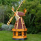 Windmühle WM 1,30-1,45 (rot mit Solarbeleuchtung, 1,28 m)