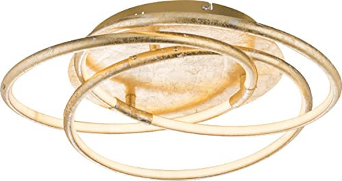 Globo Barna Deckenleuchte, Metall, 30 W, goldfarben