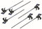 6x Einhandzwinge Schraubzwinge 750mm Leimzwinge Schnellspannzwinge