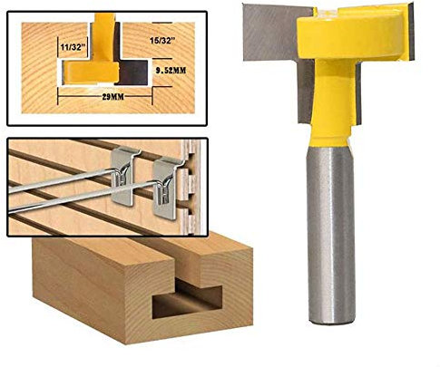 APlus 8mm T-Track Router Forma de T-Slot Router Bits Cut 8mm