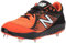 New Balance Men's Fresh Foam 3000 V5 Metal Baseball Shoe, Black/Orange, 16