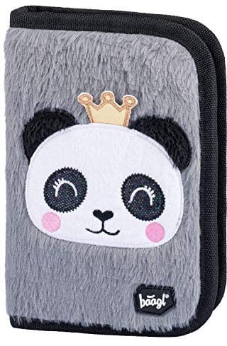 Baagl Federmäppchen für Mädchen - Schüleretui, Federtasche, Federmappe für Schreibwaren - Etui, Federpenal, Schulmäppchen (Panda)