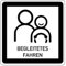 Aufkleber Hinweis „Begleitetes Fahren“ KfZ PKW Auto Sticker Folie selbstklebend | 5-40cm Made in Germany, Größe: 10x10cm