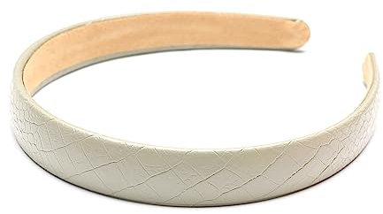 QinGoo Leder Haarreif Grau Stirnband Frauen Stirnbänder Haarband Damen Kopfschmuck Haarschmuck Elegant Mädchen Haar-Accessoire 1stück (Grey)